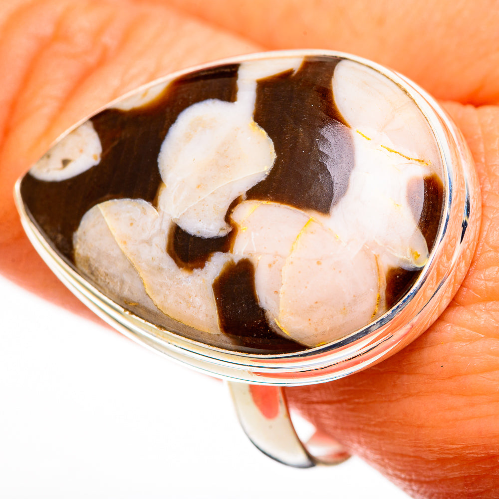 Peanut Wood Jasper Rings handcrafted by Anasilvercos - RING111667