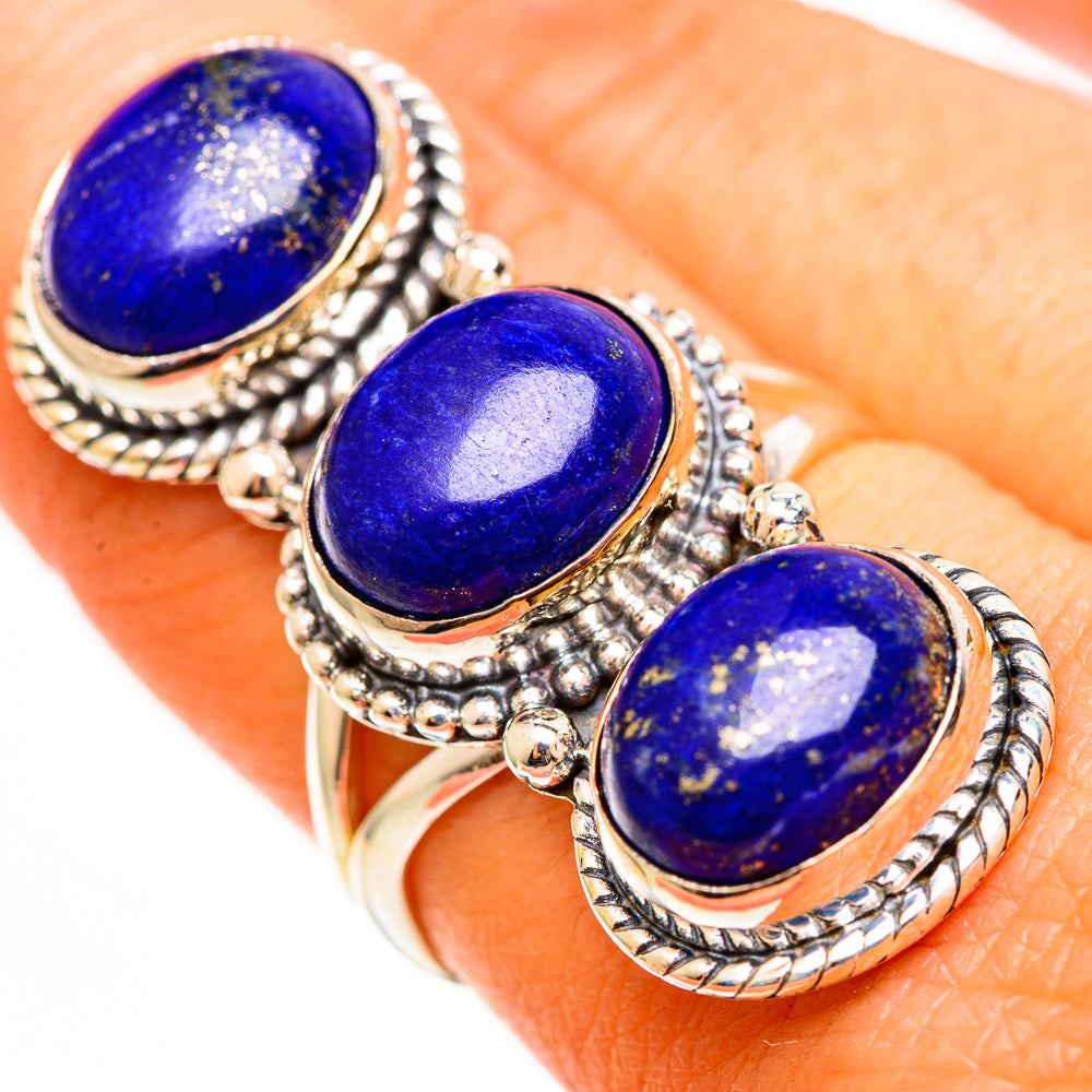 Lapis Lazuli Rings handcrafted by Anasilvercos - RING111694