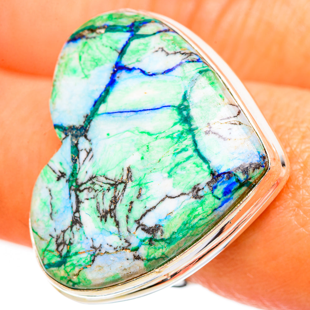 Azurite Rings handcrafted by Anasilvercos - RING111698