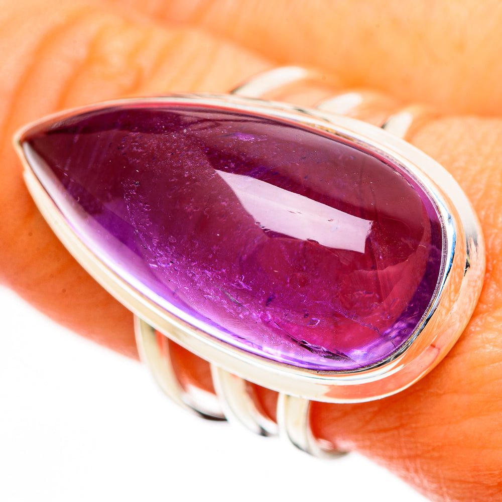 Amethyst Rings handcrafted by Anasilvercos - RING111713