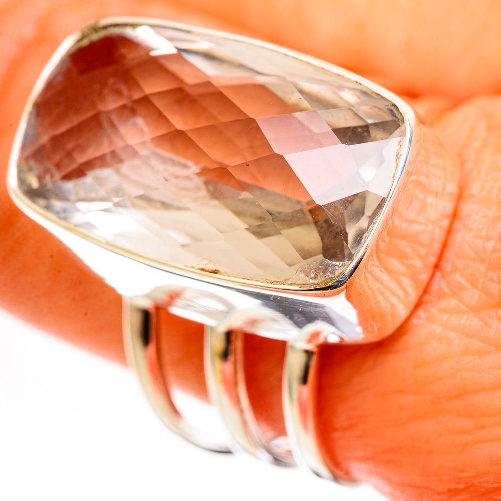 White Quartz Rings handcrafted by Anasilvercos - RING111723
