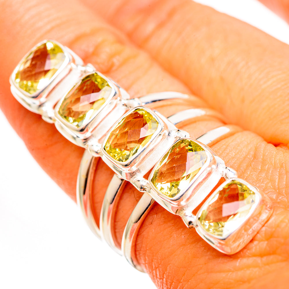 Citrine Rings handcrafted by Anasilvercos - RING111727