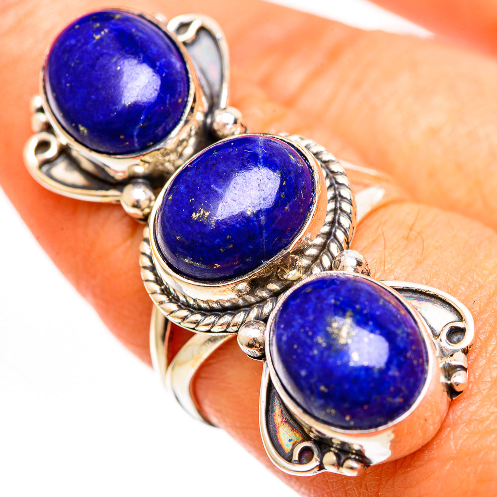 Lapis Lazuli Rings handcrafted by Anasilvercos - RING111732