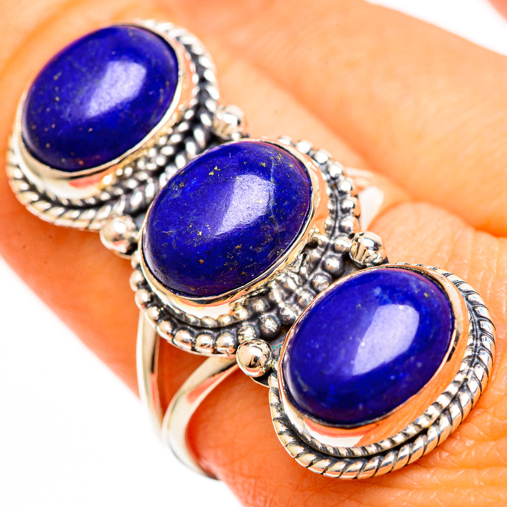 Lapis Lazuli Rings handcrafted by Anasilvercos - RING111735