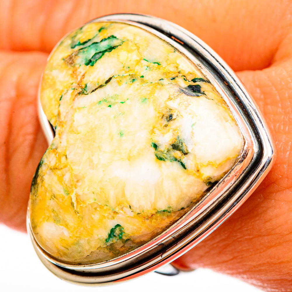 Ocean Jasper Rings handcrafted by Anasilvercos - RING111738