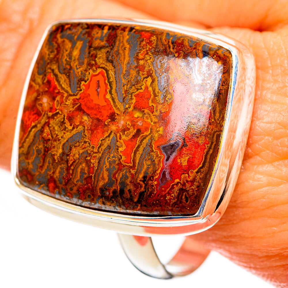 Moroccan Agate Rings handcrafted by Anasilvercos - RING111742
