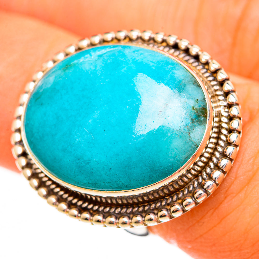 Larimar Rings handcrafted by Anasilvercos - RING111752