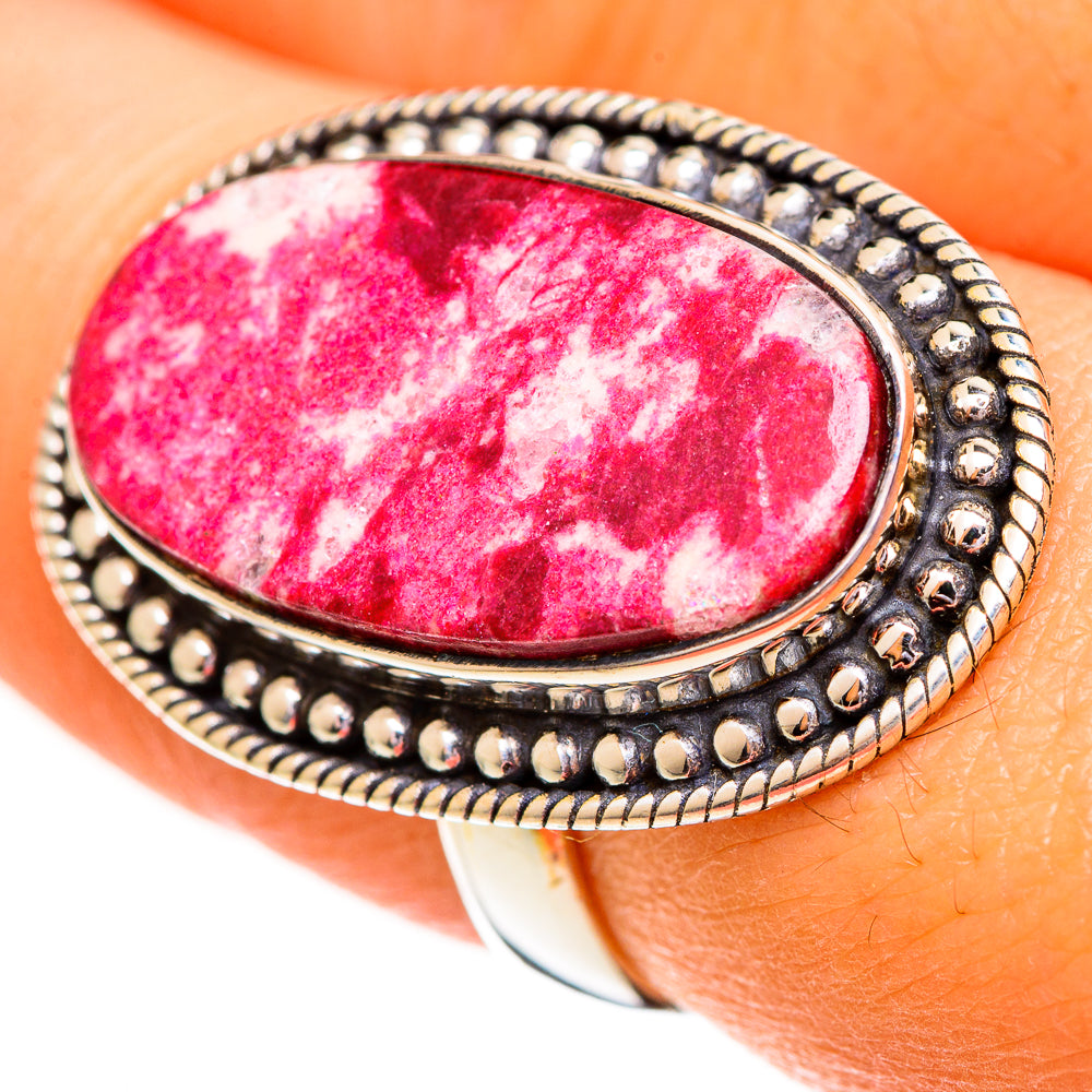 Thulite Rings handcrafted by Anasilvercos - RING111763