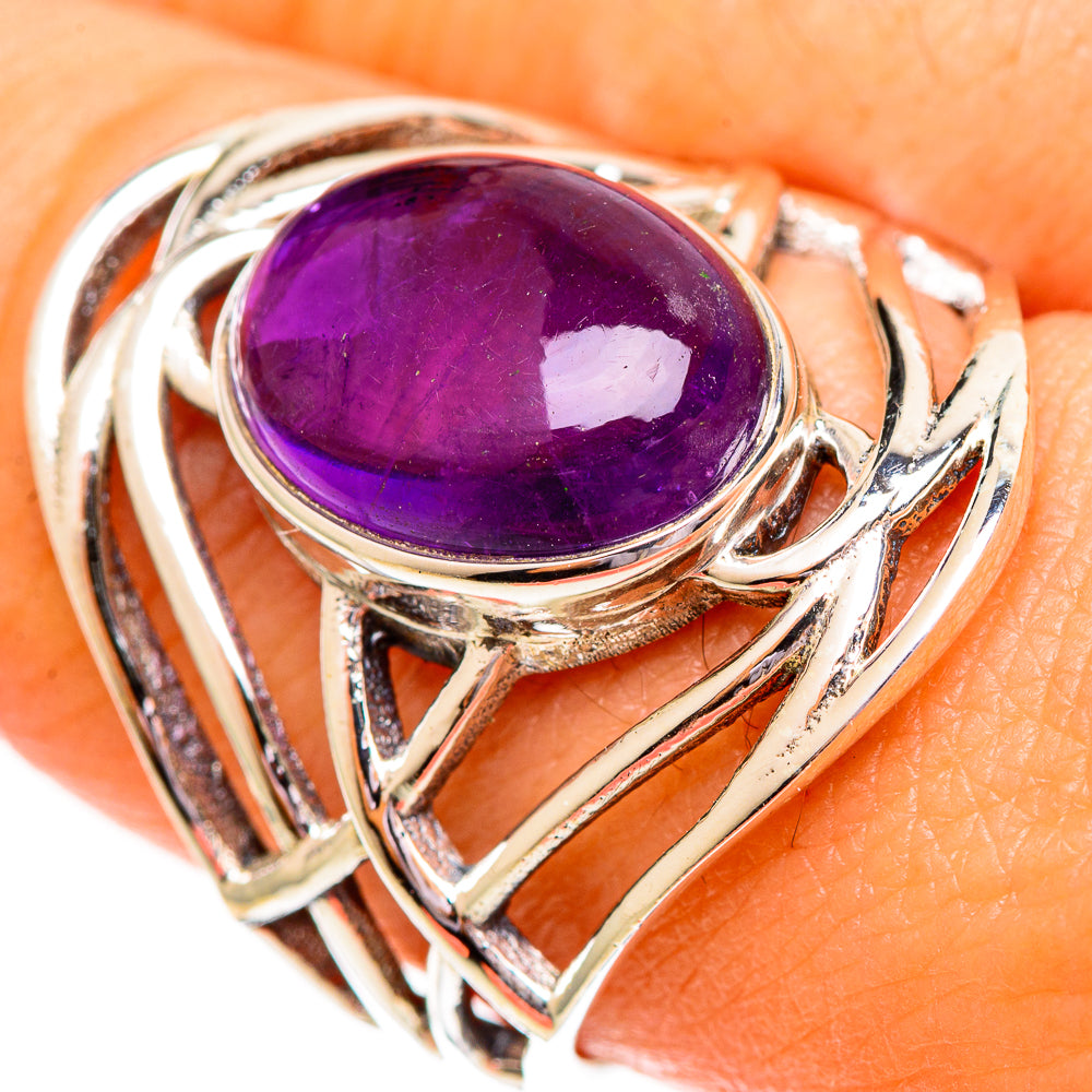 Amethyst Rings handcrafted by Anasilvercos - RING111767