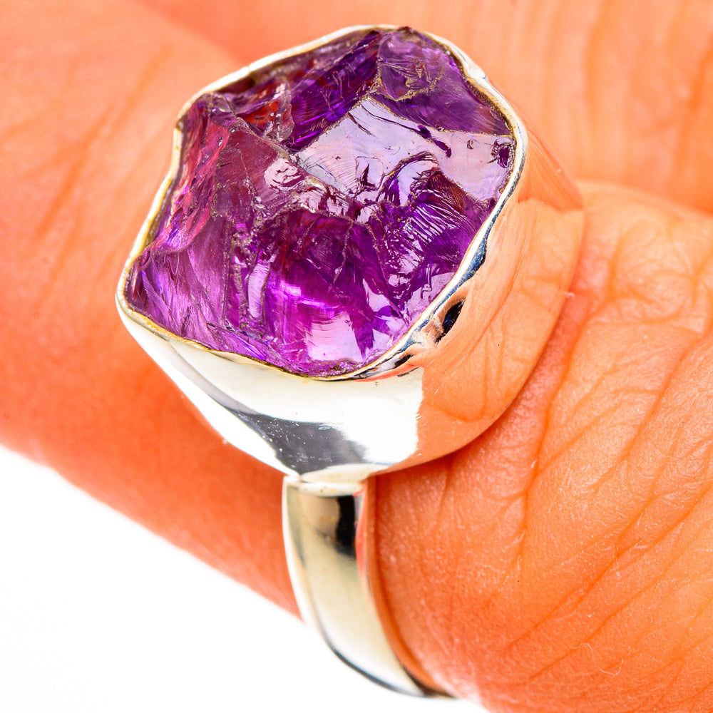 Amethyst Rings handcrafted by Anasilvercos - RING111769