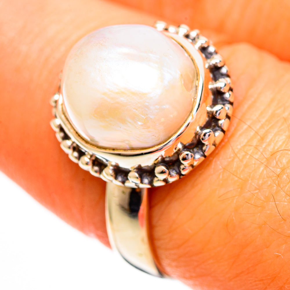 Cultured Pearl Rings handcrafted by Anasilvercos - RING111772