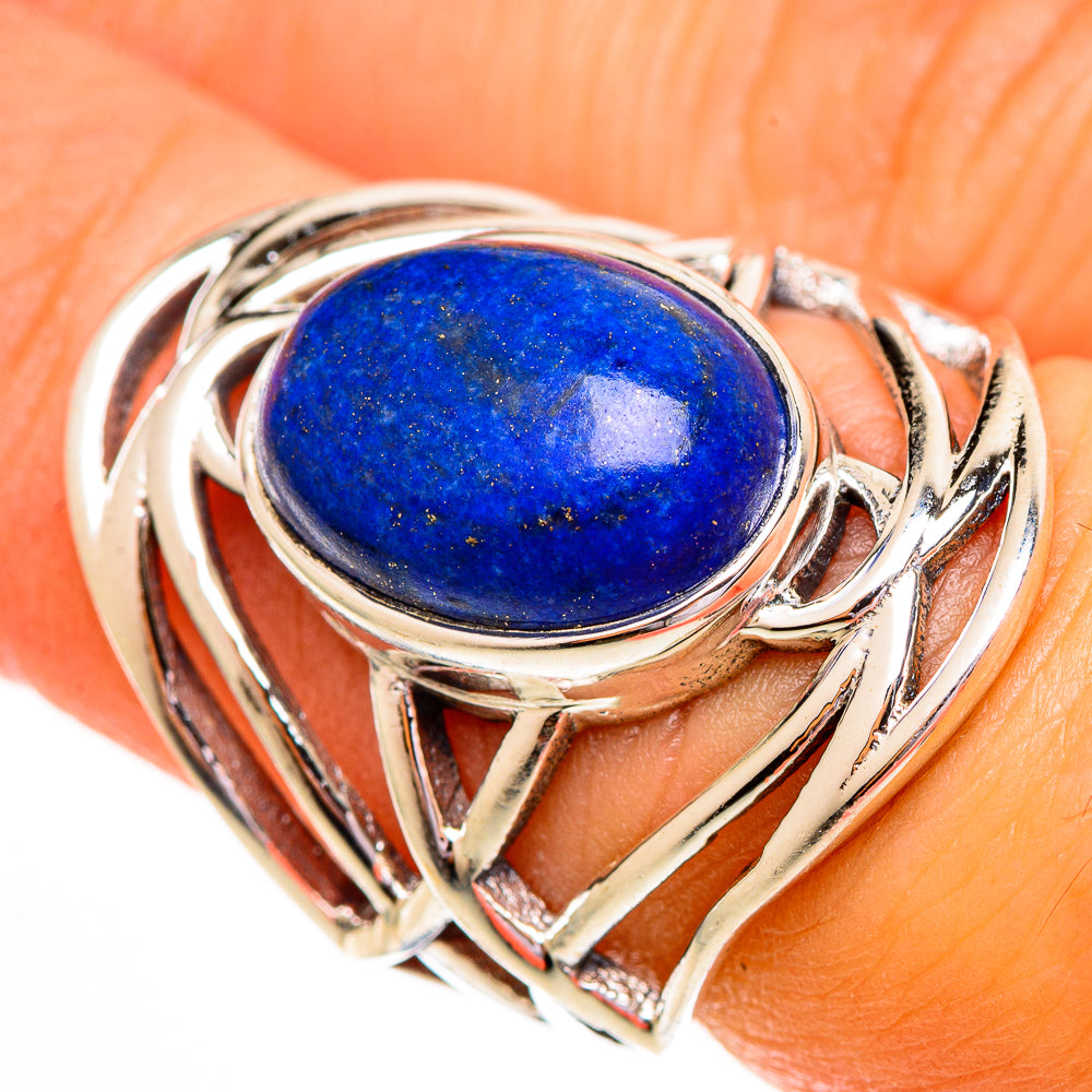 Lapis Lazuli Rings handcrafted by Anasilvercos - RING111782
