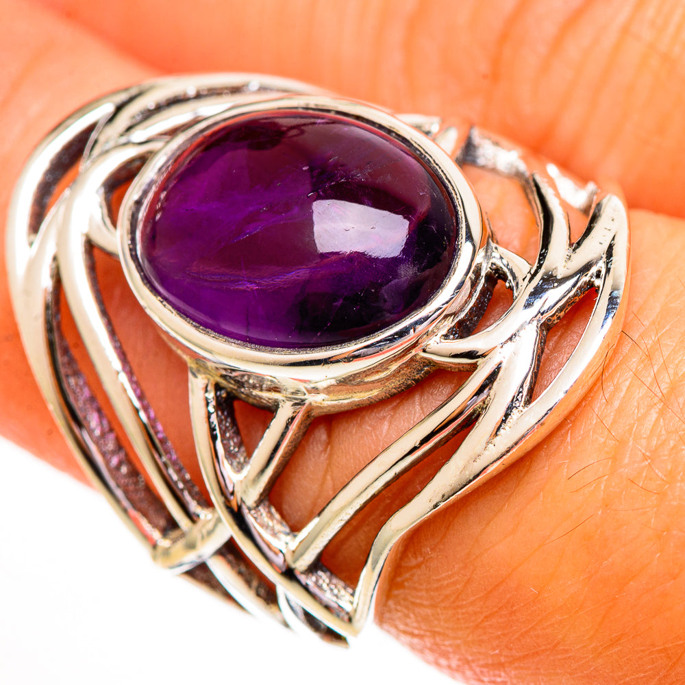 Amethyst Rings handcrafted by Anasilvercos - RING111797