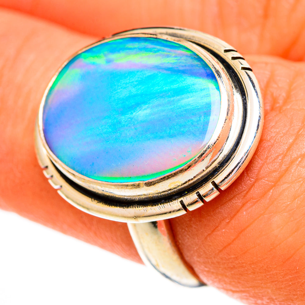 Aura Opal Rings handcrafted by Anasilvercos - RING111812