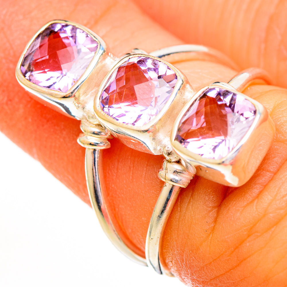 Kunzite Rings handcrafted by Anasilvercos - RING111830