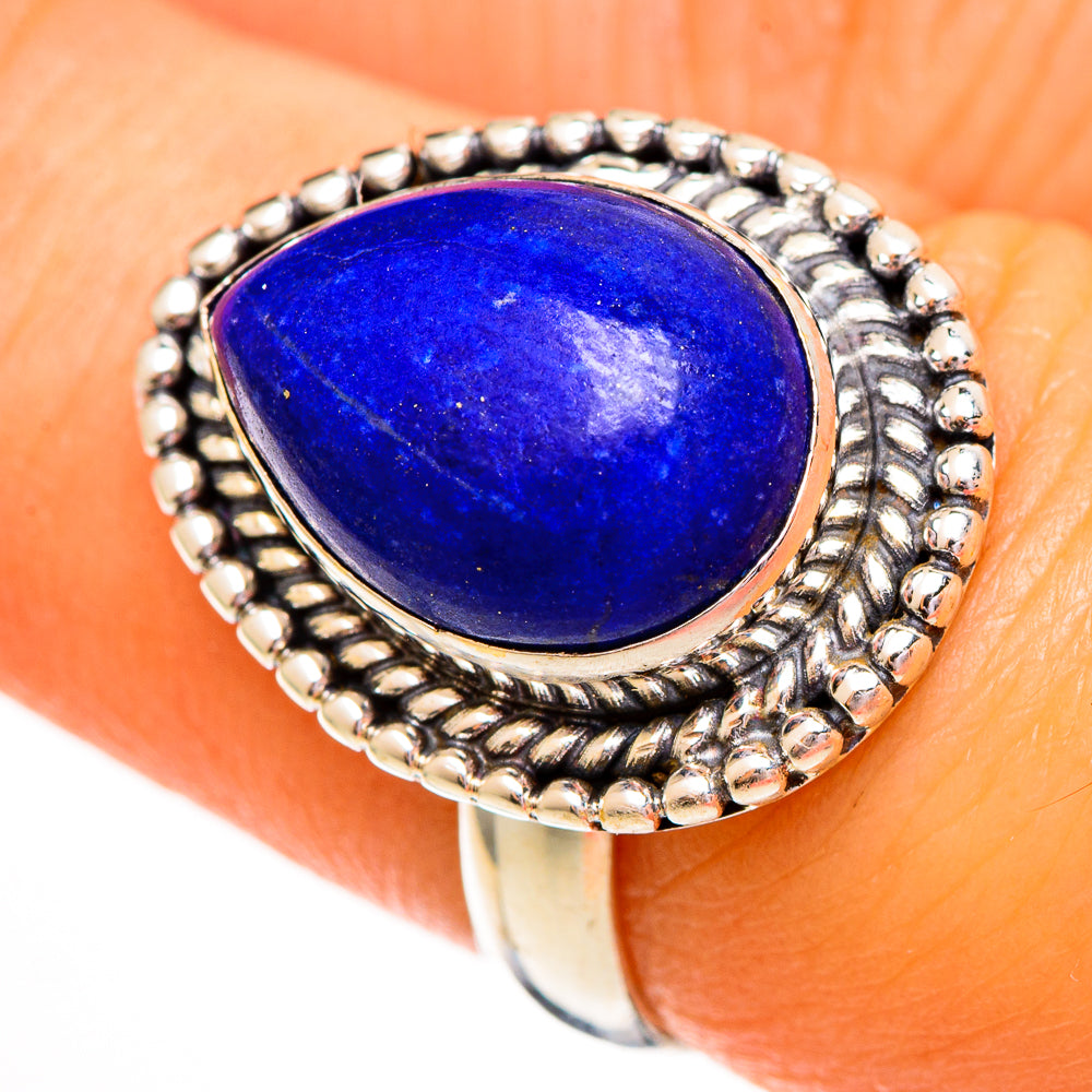 Lapis Lazuli Rings handcrafted by Anasilvercos - RING111842