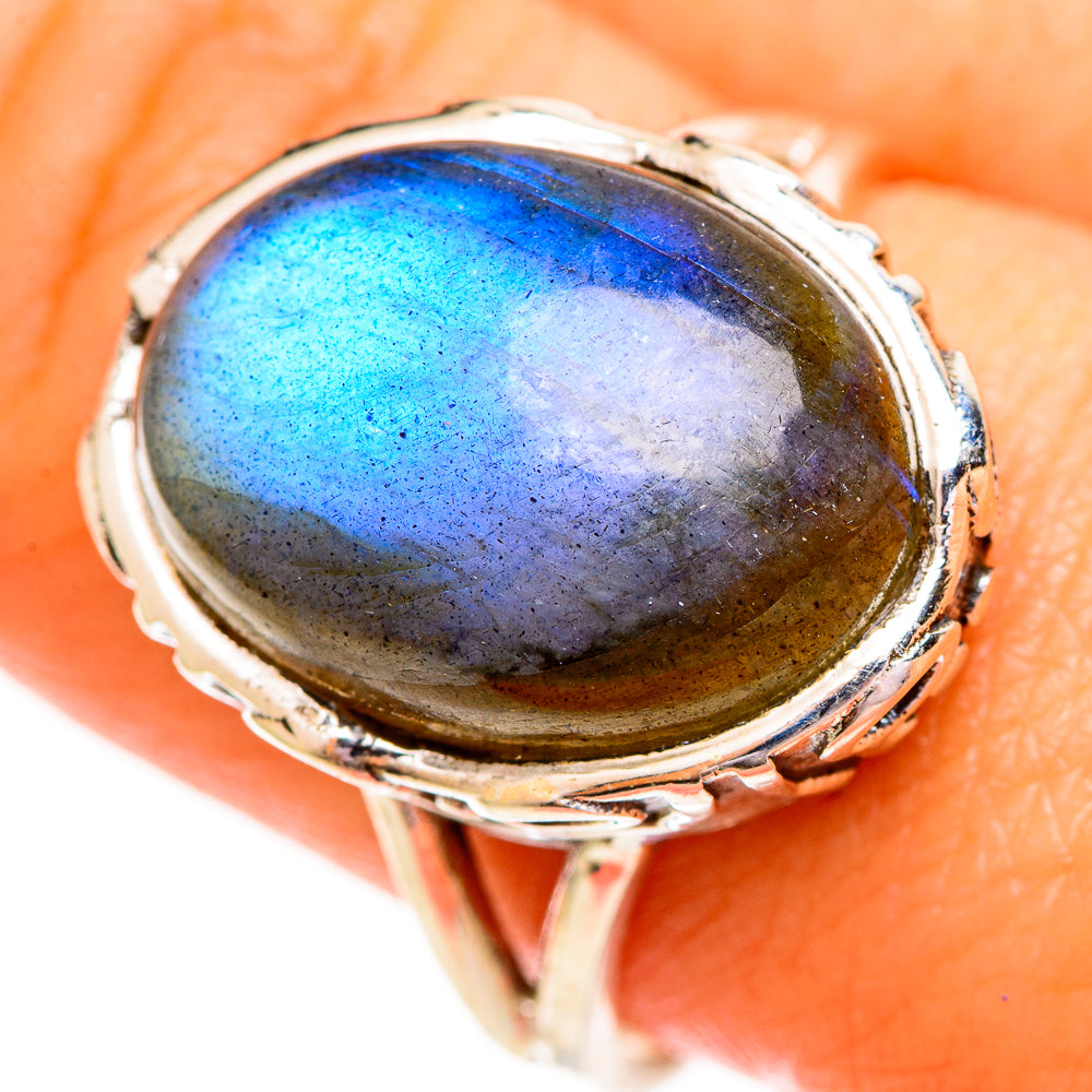 Labradorite Rings handcrafted by Anasilvercos - RING111844