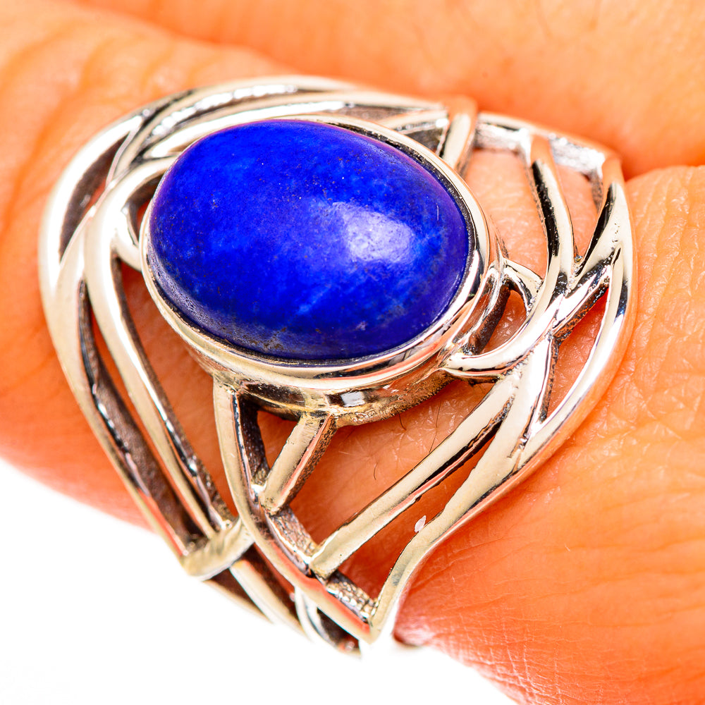Lapis Lazuli Rings handcrafted by Anasilvercos - RING111874