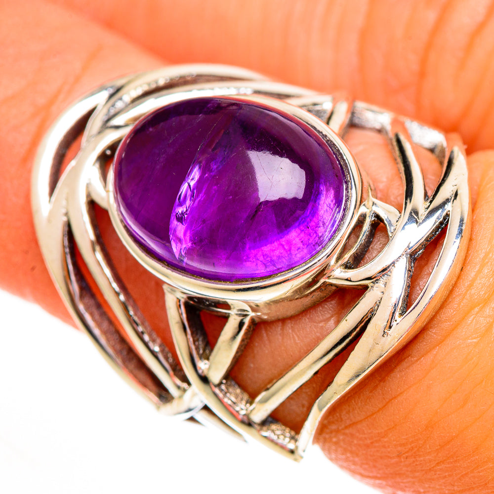 Amethyst Rings handcrafted by Anasilvercos - RING111887