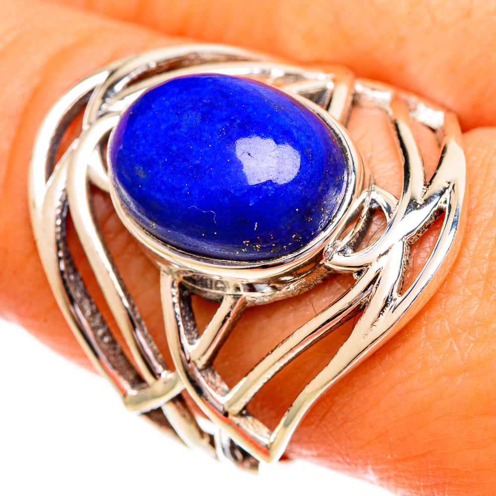 Lapis Lazuli Rings handcrafted by Anasilvercos - RING111903