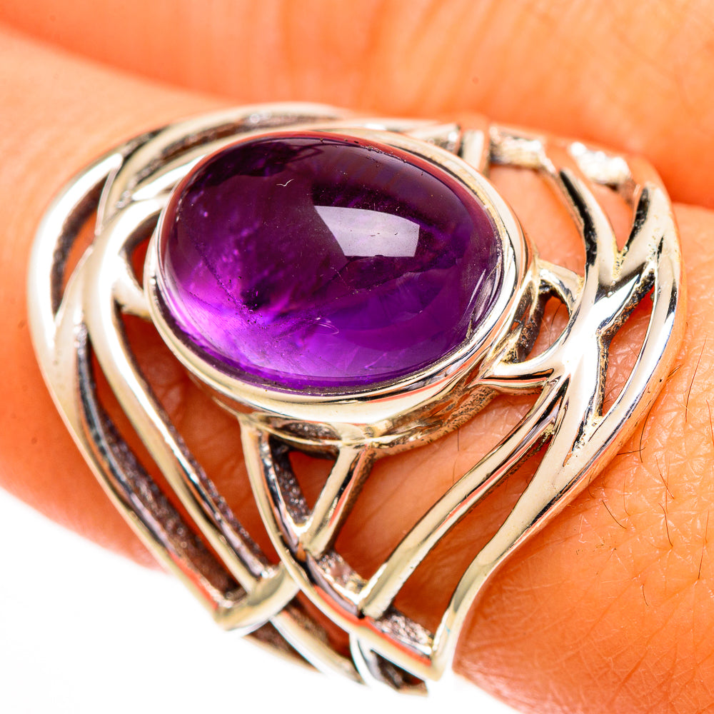 Amethyst Rings handcrafted by Anasilvercos - RING111921