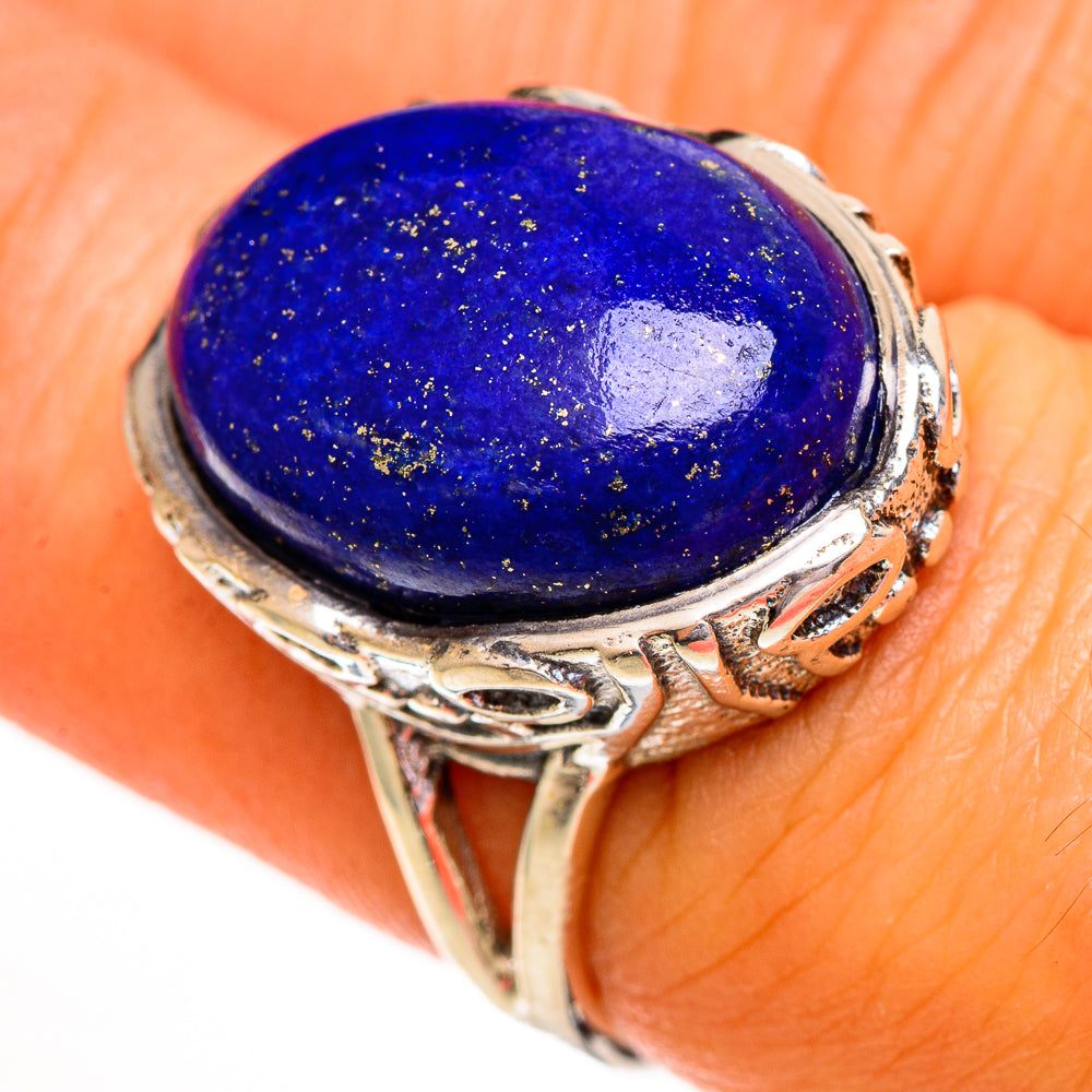 Lapis Lazuli Rings handcrafted by Anasilvercos - RING111935