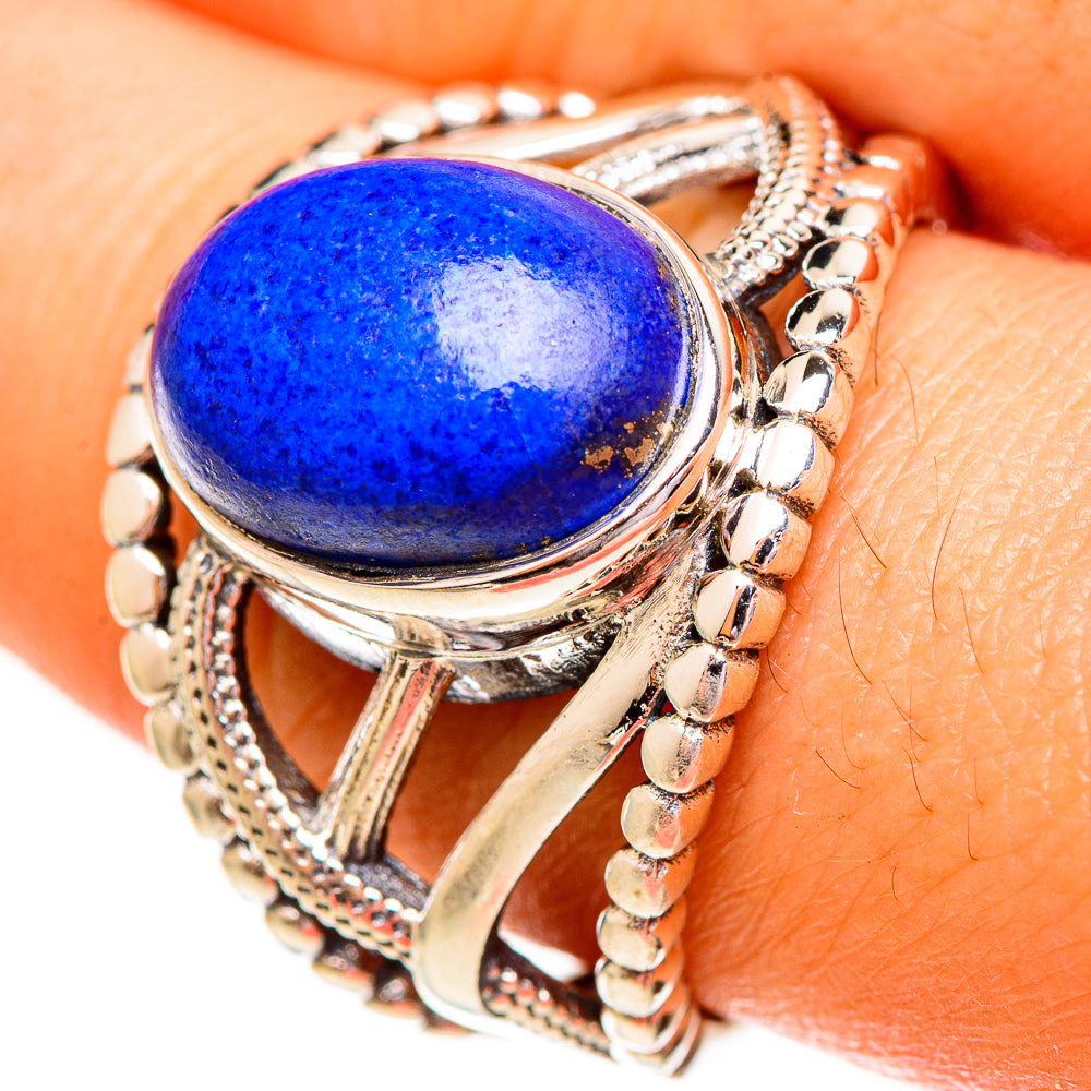 Lapis Lazuli Rings handcrafted by Anasilvercos - RING111936