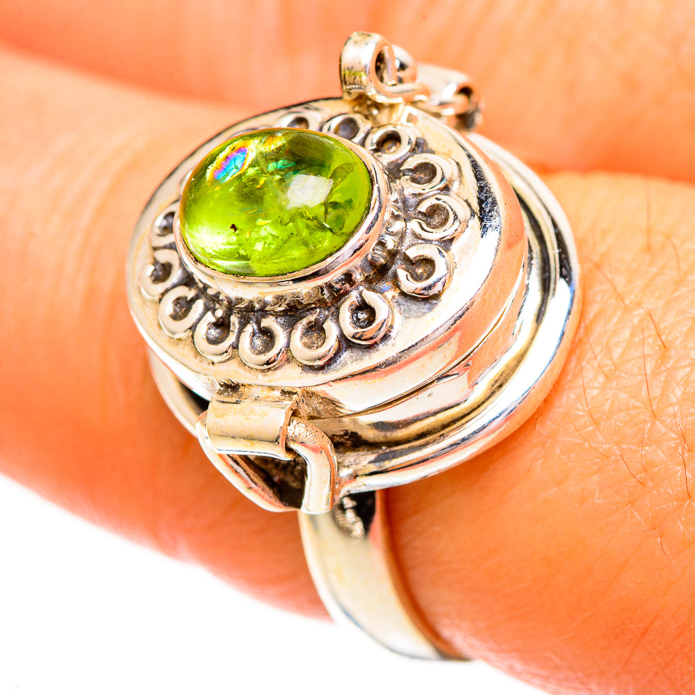 Peridot Rings handcrafted by Anasilvercos - RING111940