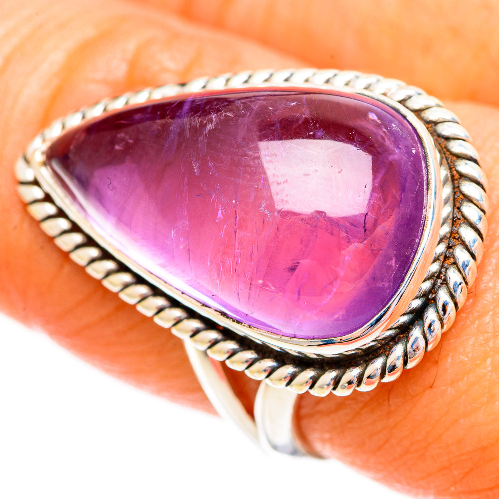 Amethyst Rings handcrafted by Anasilvercos - RING111953
