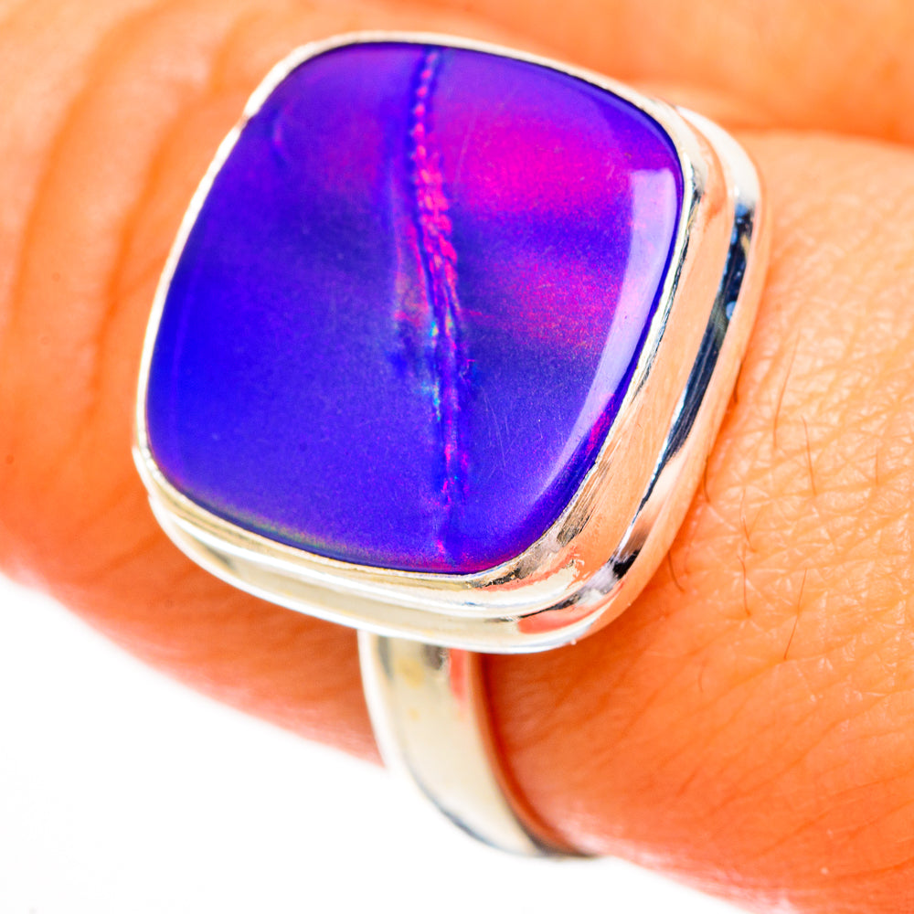 Aura Opal Rings handcrafted by Anasilvercos - RING111956