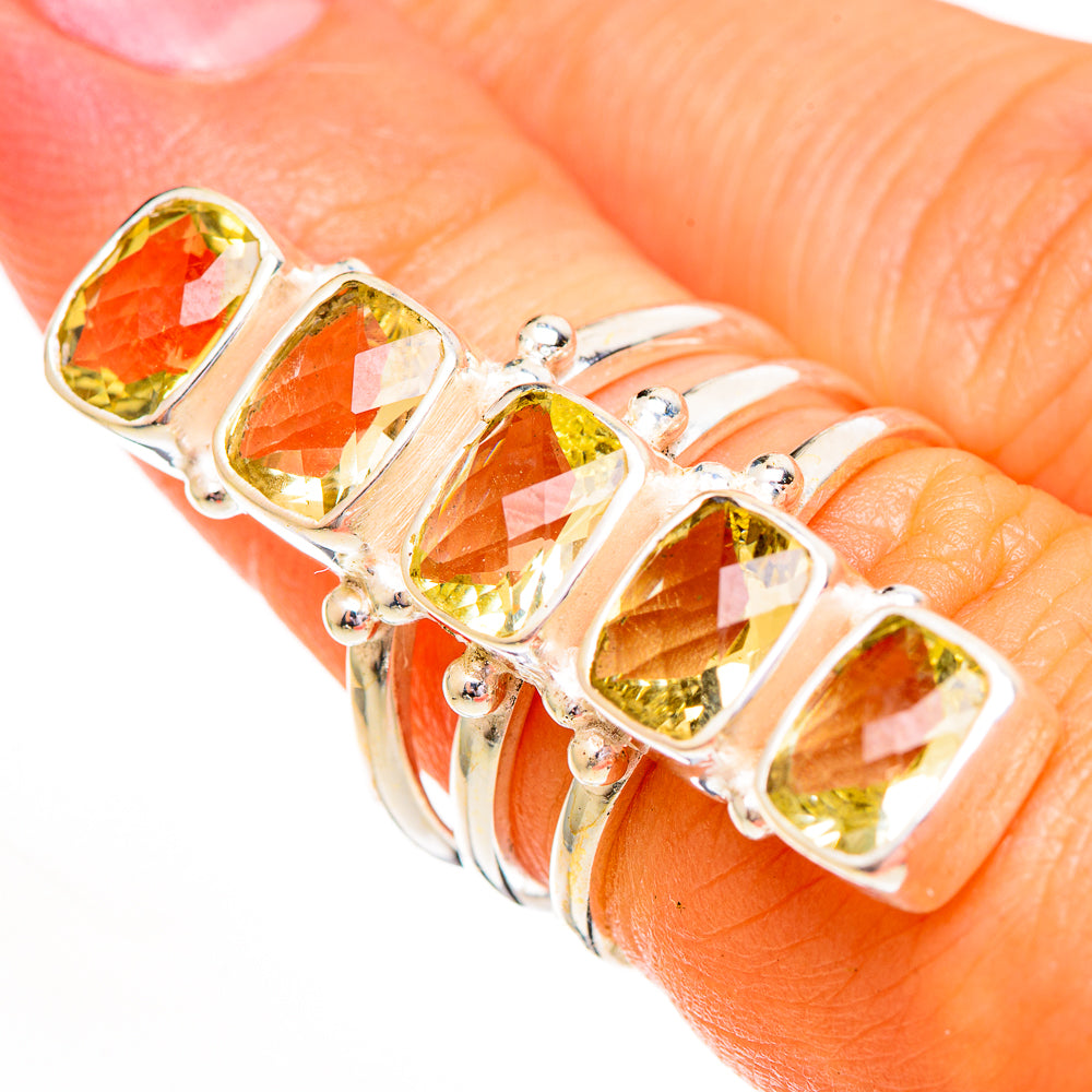Citrine Rings handcrafted by Anasilvercos - RING111989