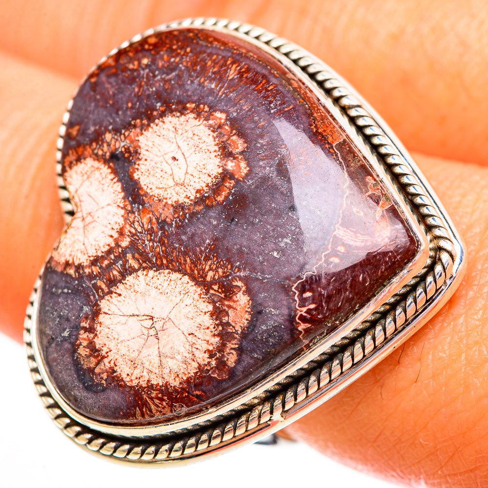 Brids Eye Jasper Rings handcrafted by Anasilvercos - RING112006