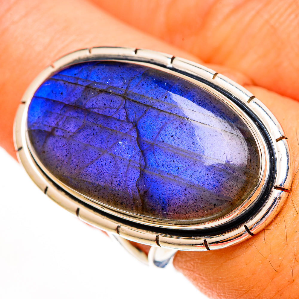Labradorite Rings handcrafted by Anasilvercos - RING112040