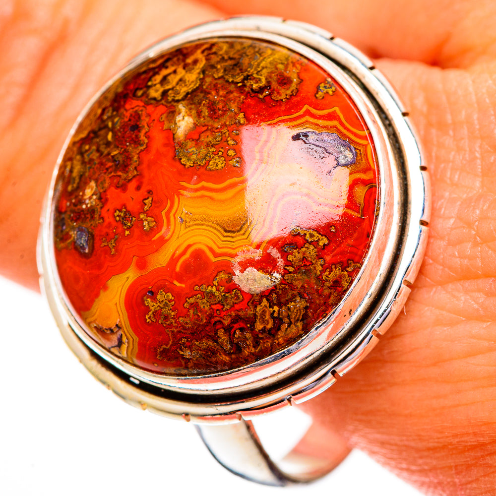 Moroccan Agate Rings handcrafted by Anasilvercos - RING112053