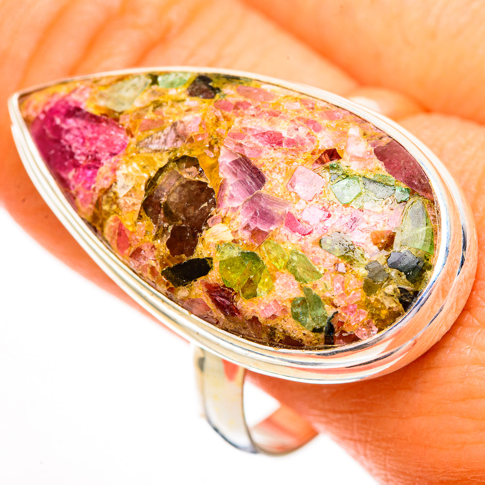 Tourmaline Rings handcrafted by Anasilvercos - RING112059