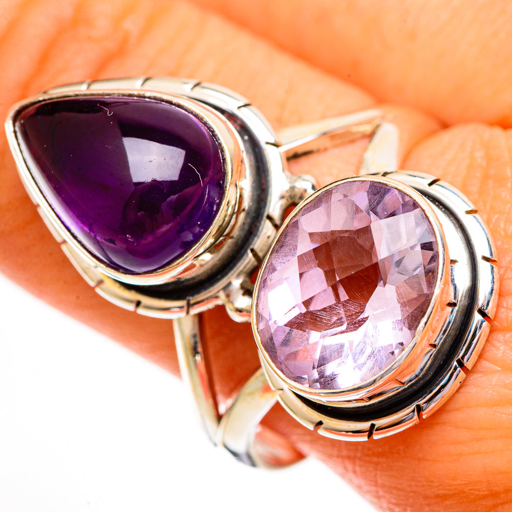 Amethyst Rings handcrafted by Anasilvercos - RING112068