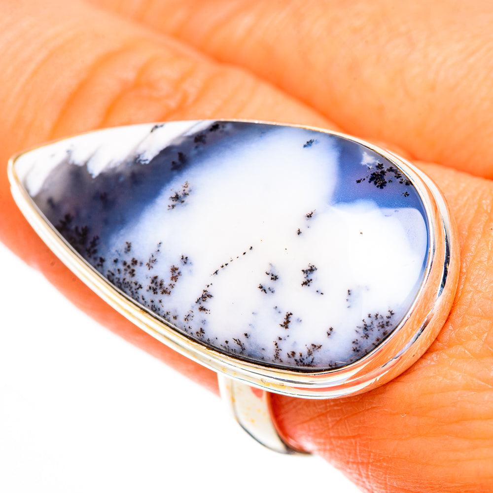 Dendritic Opal Rings handcrafted by Anasilvercos - RING112074