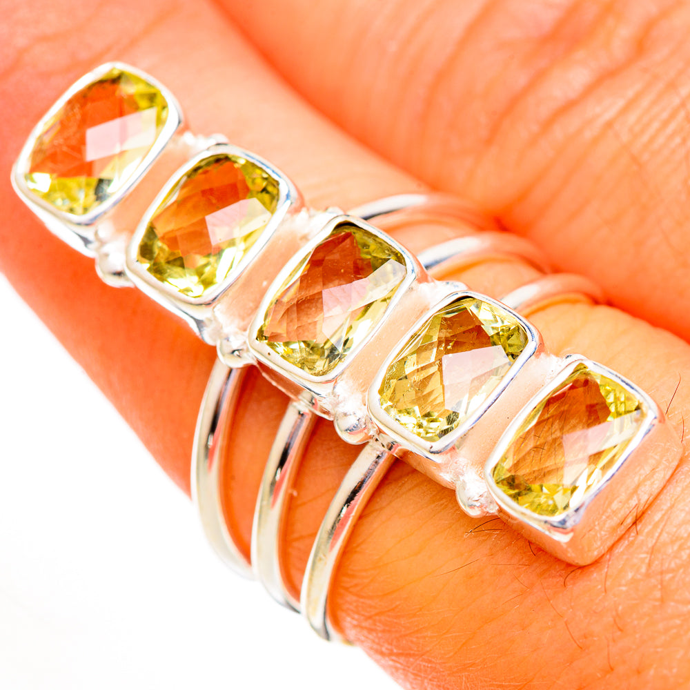 Citrine Rings handcrafted by Anasilvercos - RING112077