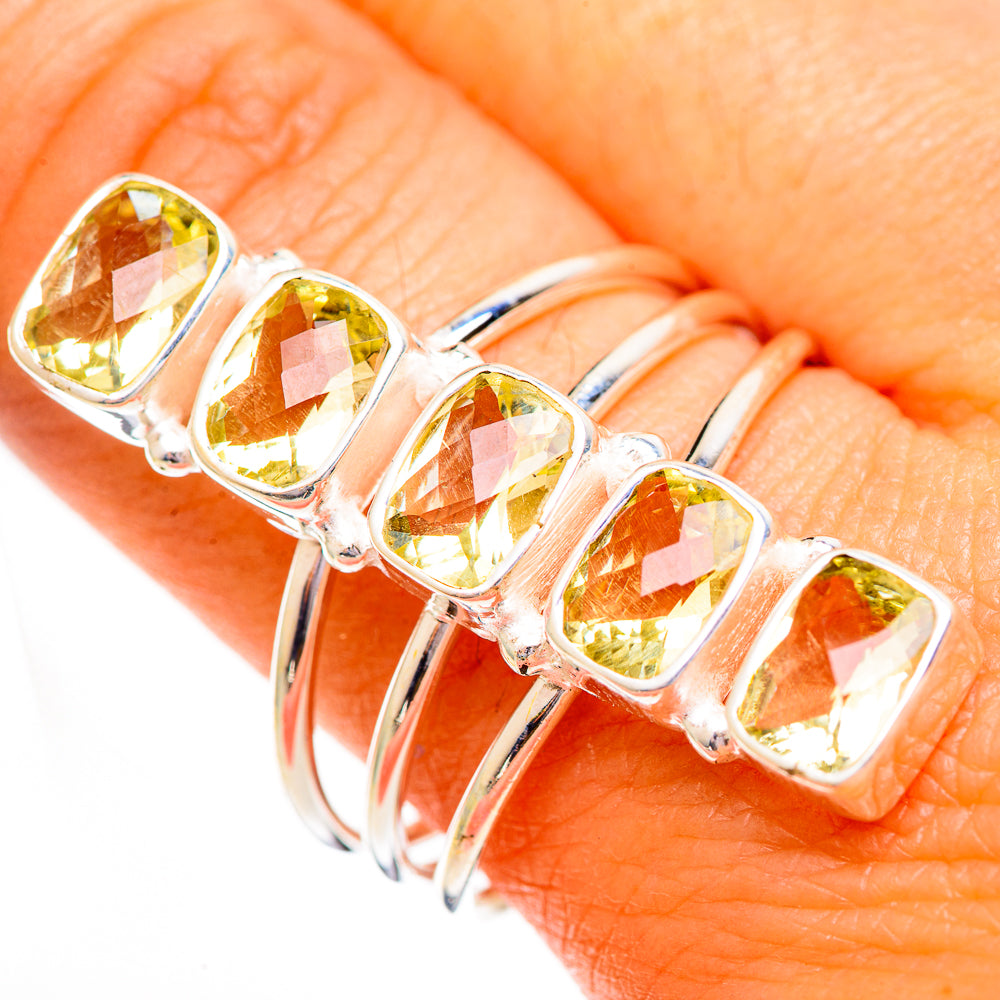 Citrine Rings handcrafted by Anasilvercos - RING112148