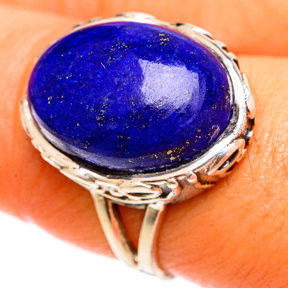 Lapis Lazuli Rings handcrafted by Anasilvercos - RING112154