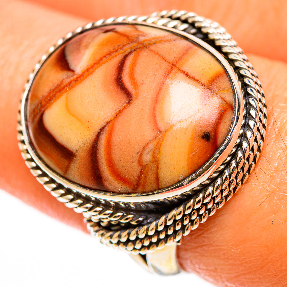 Mookaite Rings handcrafted by Anasilvercos - RING112160