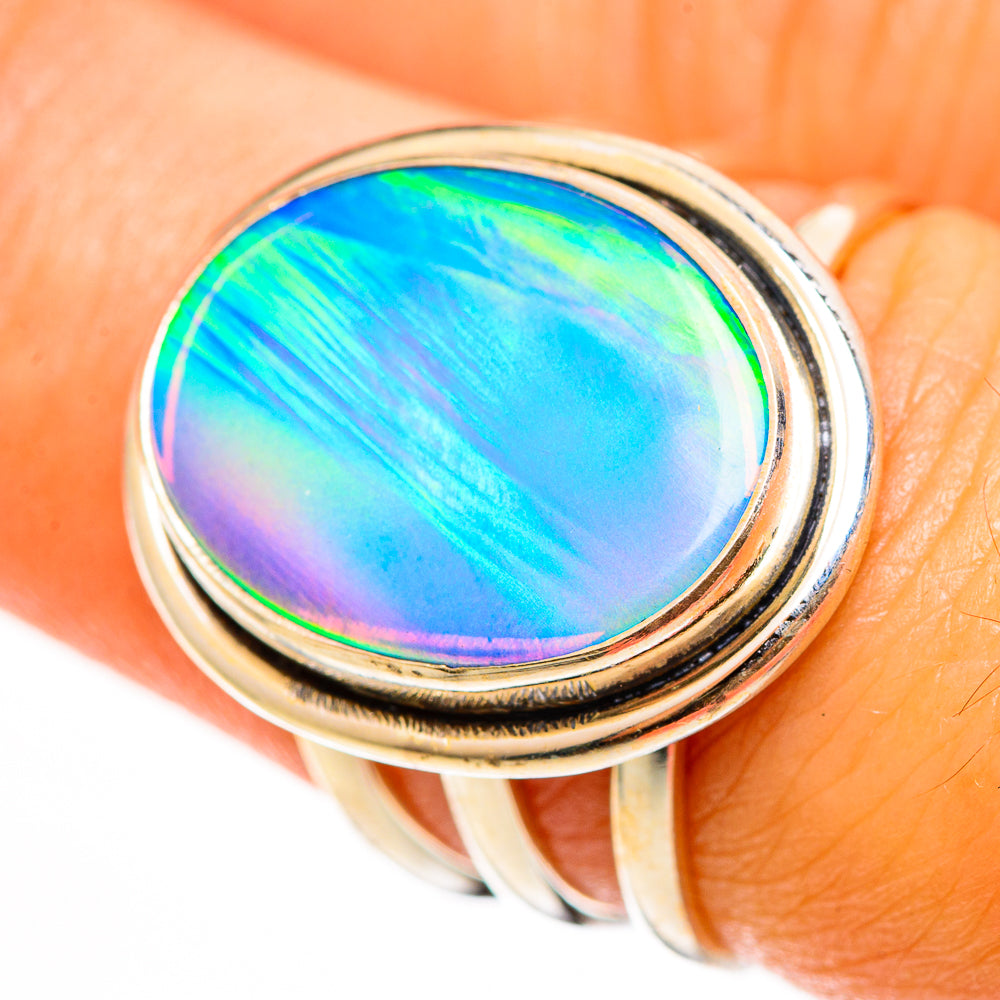 Aura Opal Rings handcrafted by Anasilvercos - RING112179