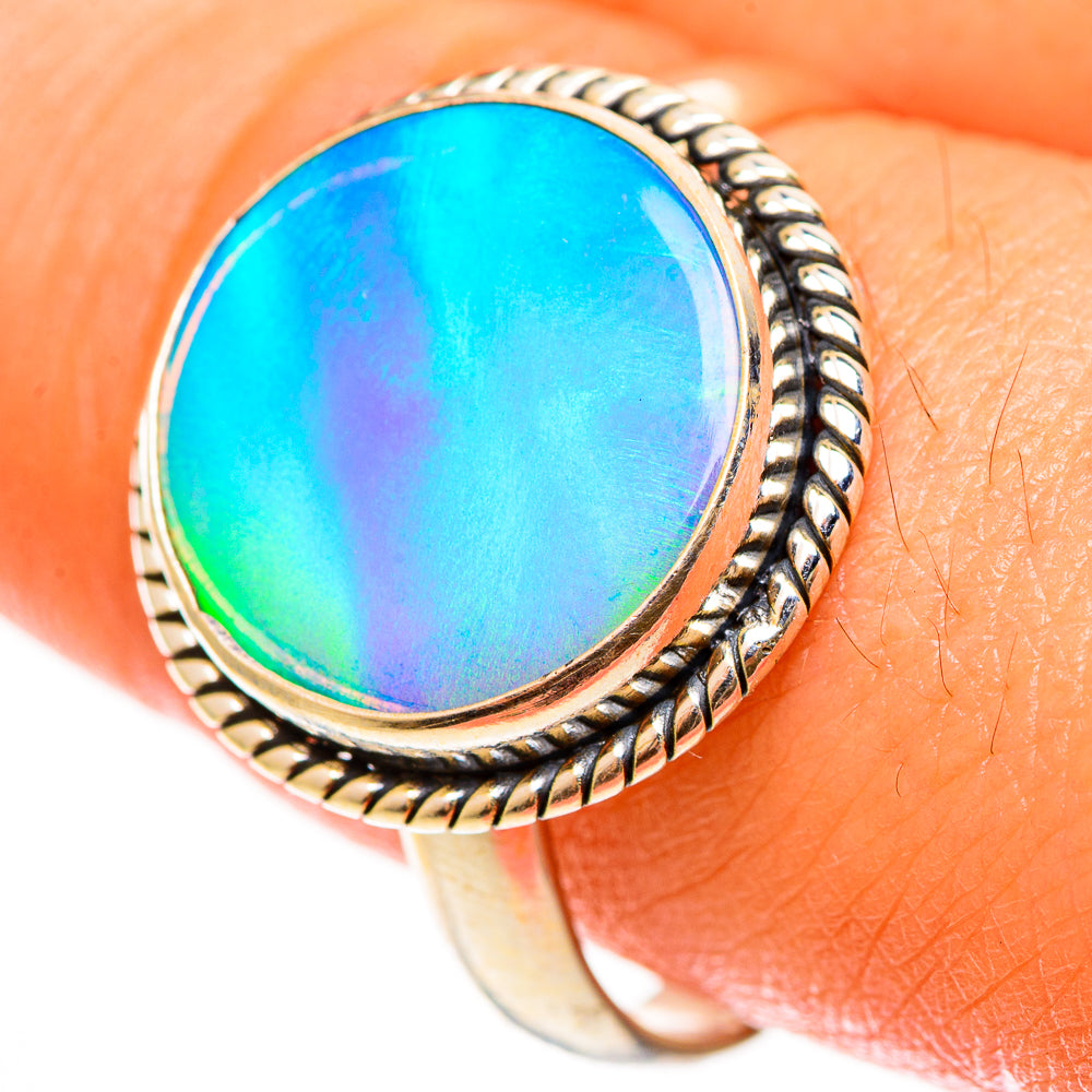 Aura Opal Rings handcrafted by Anasilvercos - RING112181