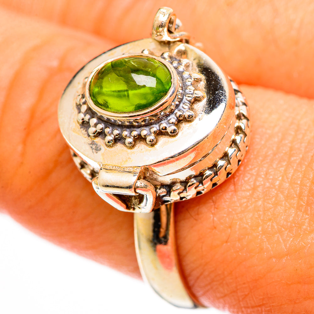 Peridot Rings handcrafted by Anasilvercos - RING112188