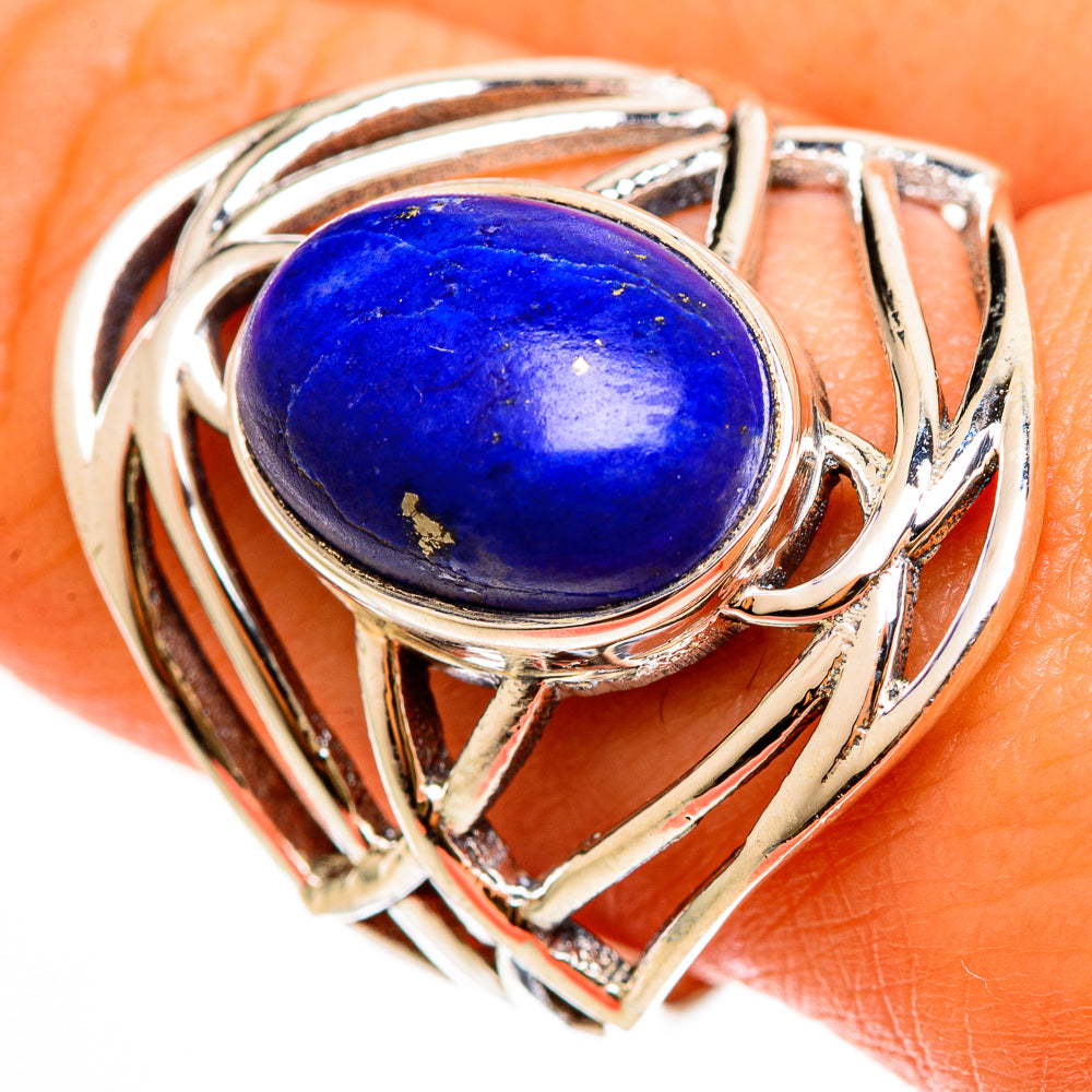 Lapis Lazuli Rings handcrafted by Anasilvercos - RING112212