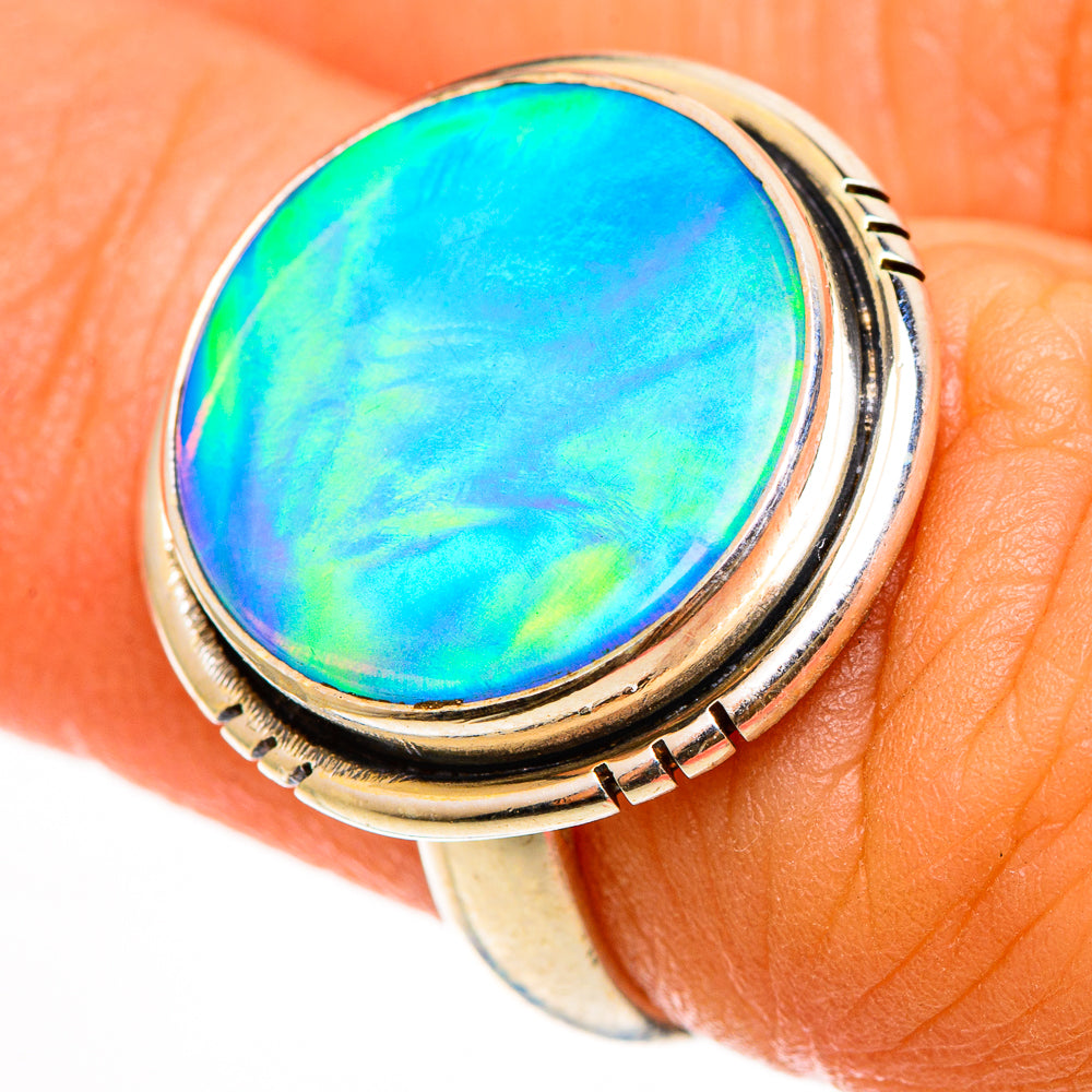 Aura Opal Rings handcrafted by Anasilvercos - RING112237