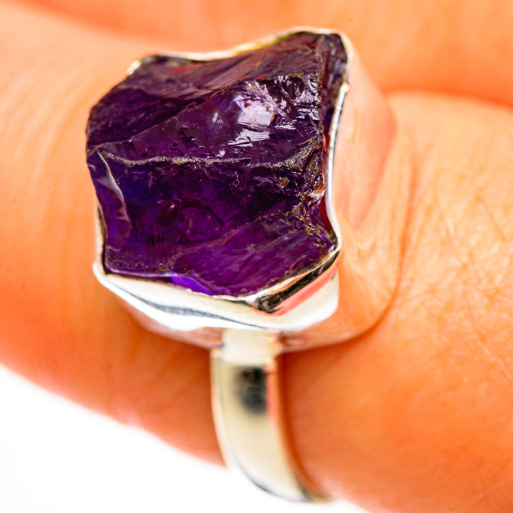 Amethyst Rings handcrafted by Anasilvercos - RING112281
