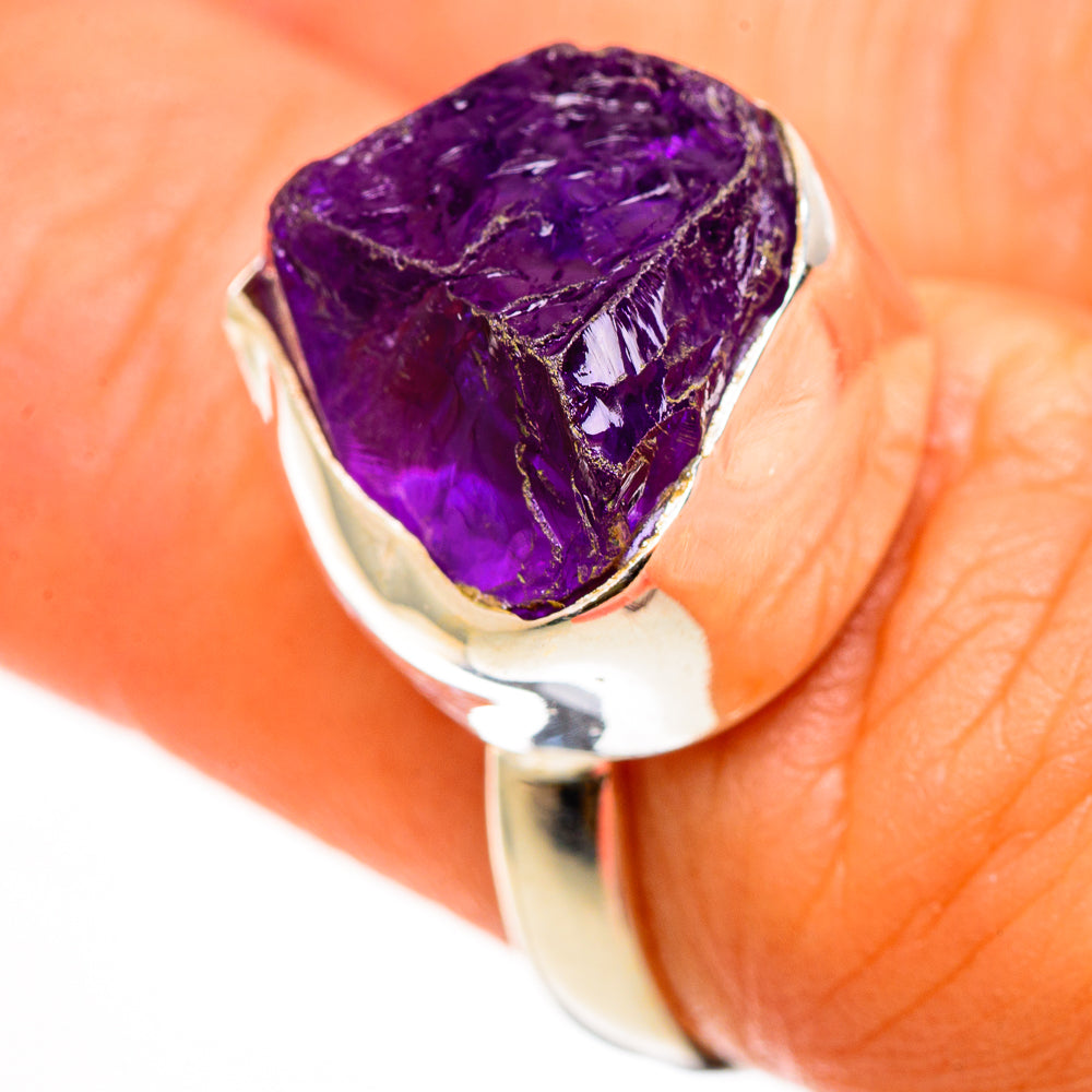 Amethyst Rings handcrafted by Anasilvercos - RING112310