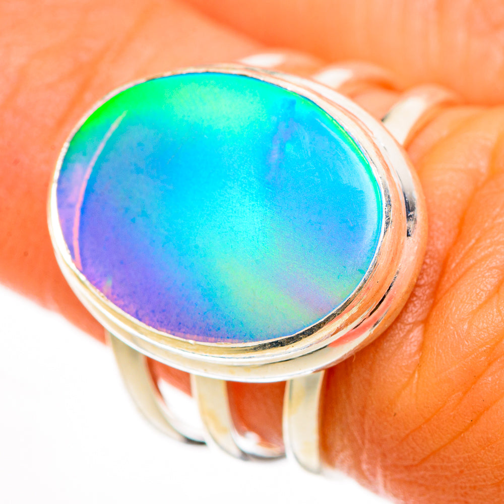Aura Opal Rings handcrafted by Anasilvercos - RING112320