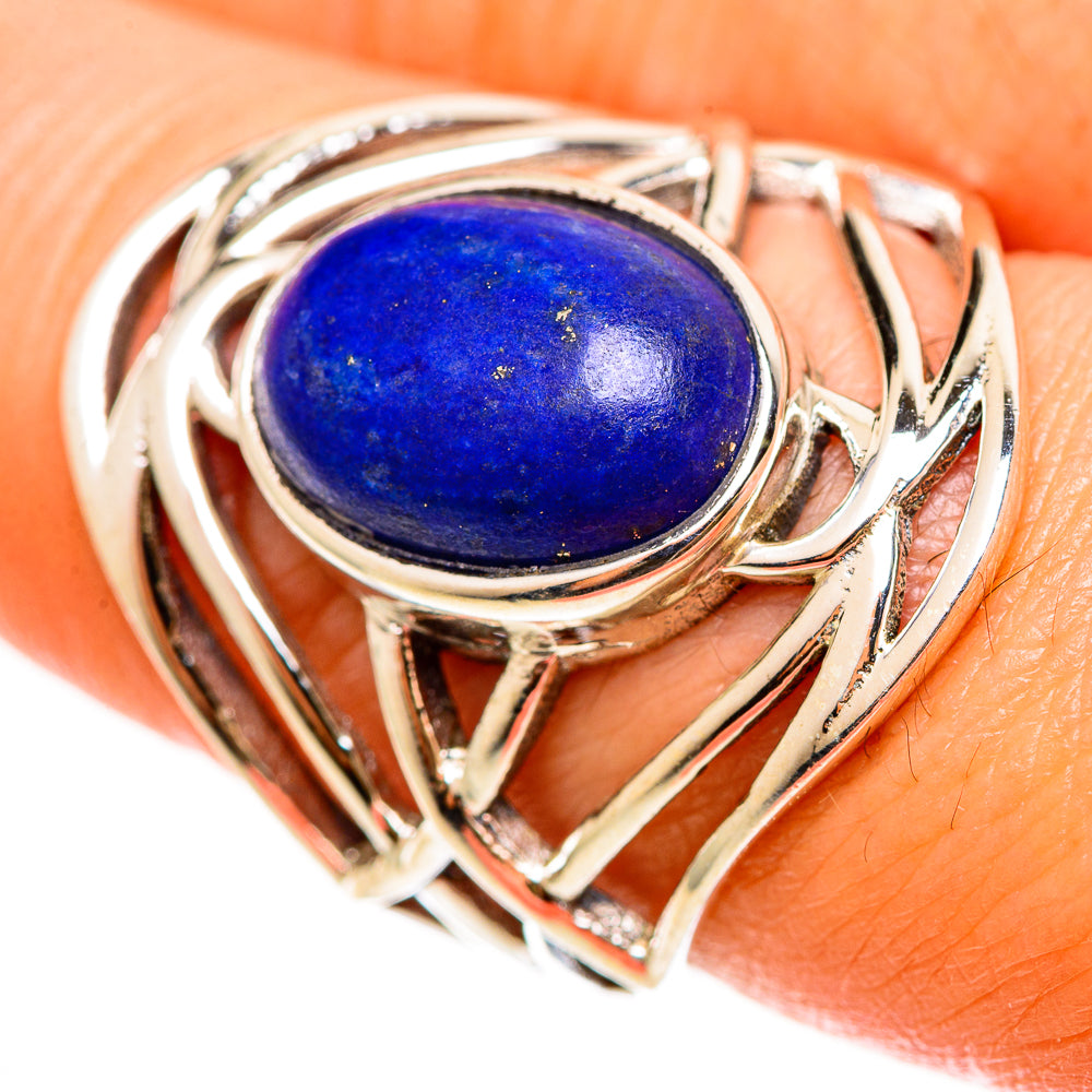 Lapis Lazuli Rings handcrafted by Anasilvercos - RING112325